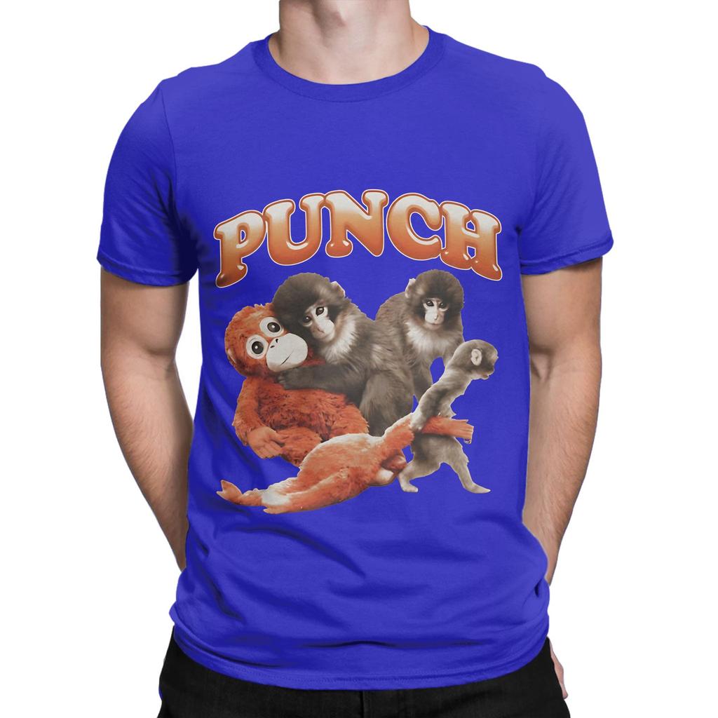 Punch Monkey More Hung Novelty 100 Cotton TShirt Bib Punch The Monkey Tops Tees For Unisex