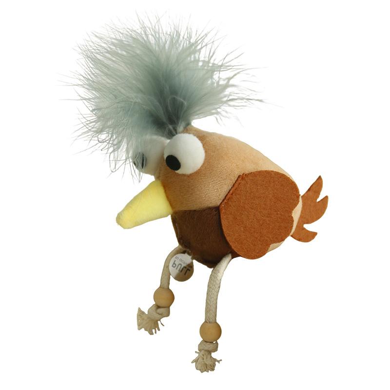 

Simulated Chirping Bird Cat Toy Tossing Home Pet Gift Interactive Cat Exercise Toy for Indoor Chasing Kitty Enrichment Self Play
