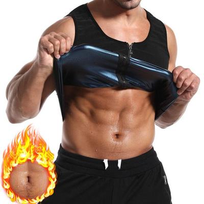 Men Waist Trainer Sweat Vest Corset Workout Tank Tops Shapewear Slimming Body Shaper Compression Shirt