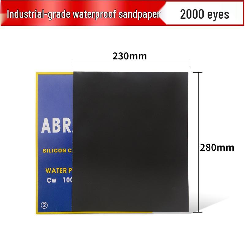 Industrial Waterproof Sandpaper Sheets, 60 to 2000 Grit, for Grinding, Polishing, and Sanding.