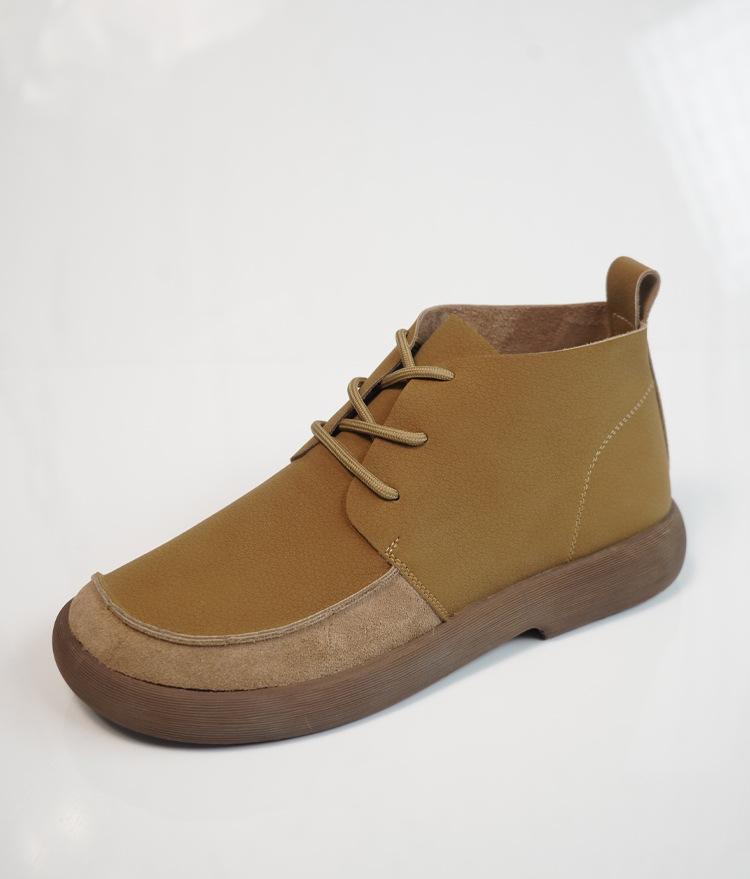 British Style Retro Men's Martin Boots Cowhide 2025 Autumn and Winter New Trend Fashion High-top Shoes Outdoor Men's Shoes