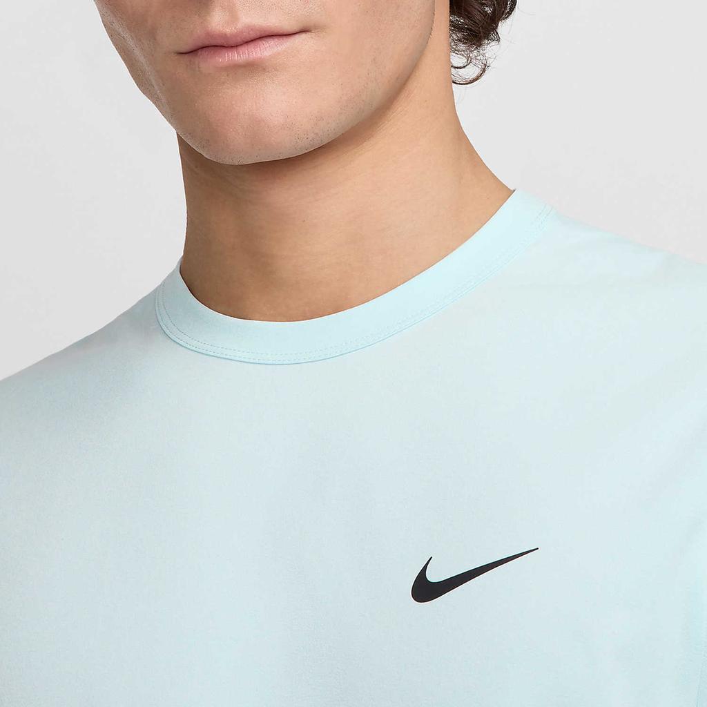Nike Solid Color Crew Neck Short Sleeve T-Shirt Men Tops Mint-Blue DV9840-474