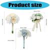 Artificial Rose Bouquets for Bride Soft Artificial Rose Bridal Bouquets Beautiful Flower Arrangement for Weddings top sale