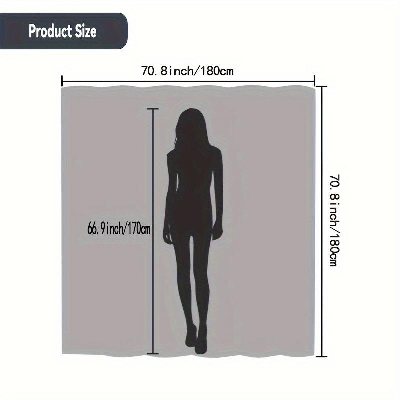 Black Cat and Sunflower Shower Curtain Retro Watercolor Cartoon Cat Design Polyester Fabric Bathroom Decoration with Hook