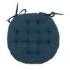 Anjali Chair Cushion Round 38 Cm Light Blue Cotton