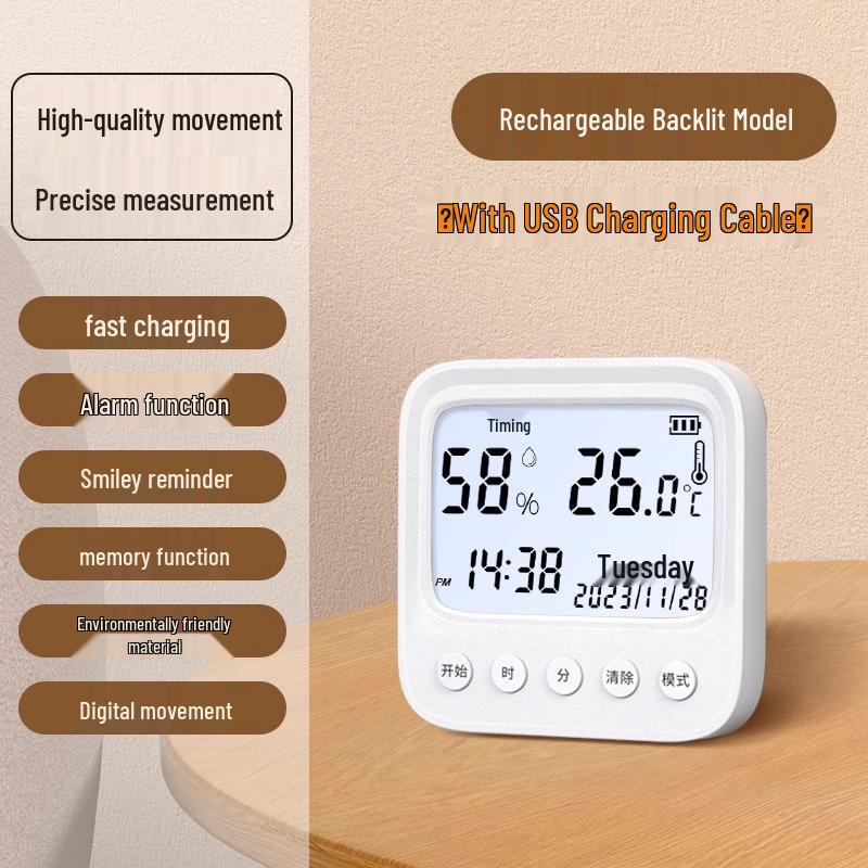 New Style HTC-1 Digital Indoor Thermometer and Hygrometer for Home Use