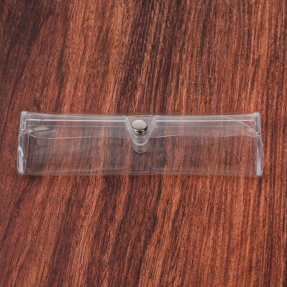 Fashion Waterproof Transparent Eyeglasses Case Glasses Box Plastic Glasses Holder