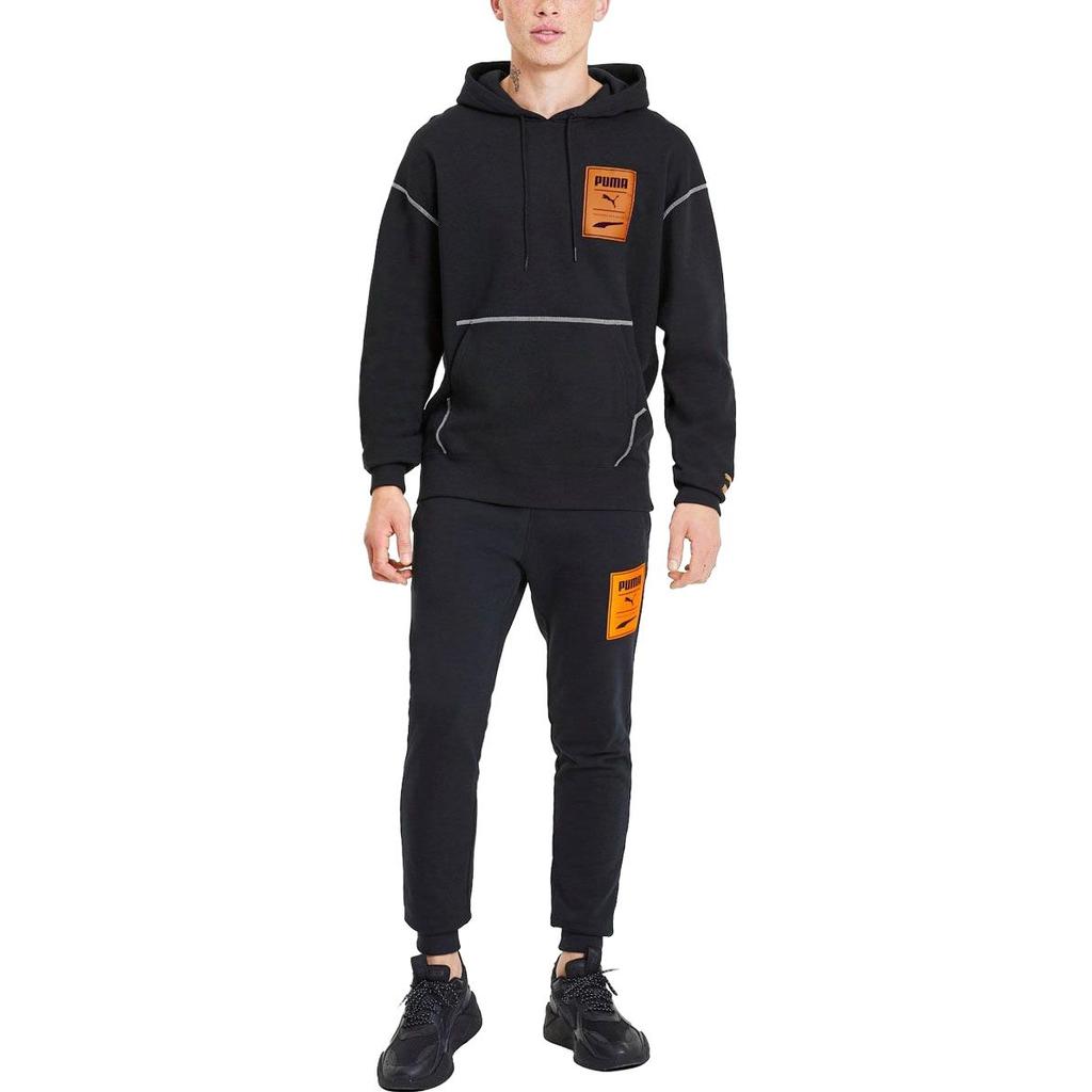 Puma ESS Sweatshirts Men's Black Hooded Moderate Regular 597886-01