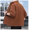 Woodpecker Men's Thickened Fleece Hoodie Jacket - Warm Stand Collar for Autumn/Winter Outdoor Sports