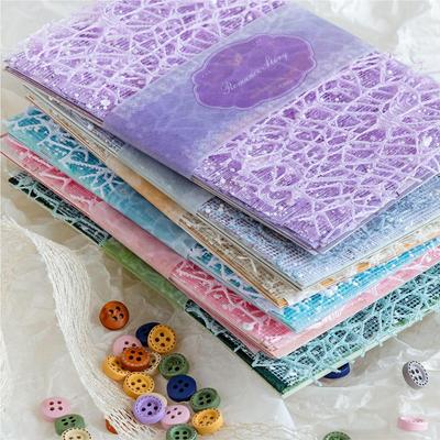 Momo Material Paper Romance Series INS Journal DIY Background - 26 Sheets, 6 Types Available
