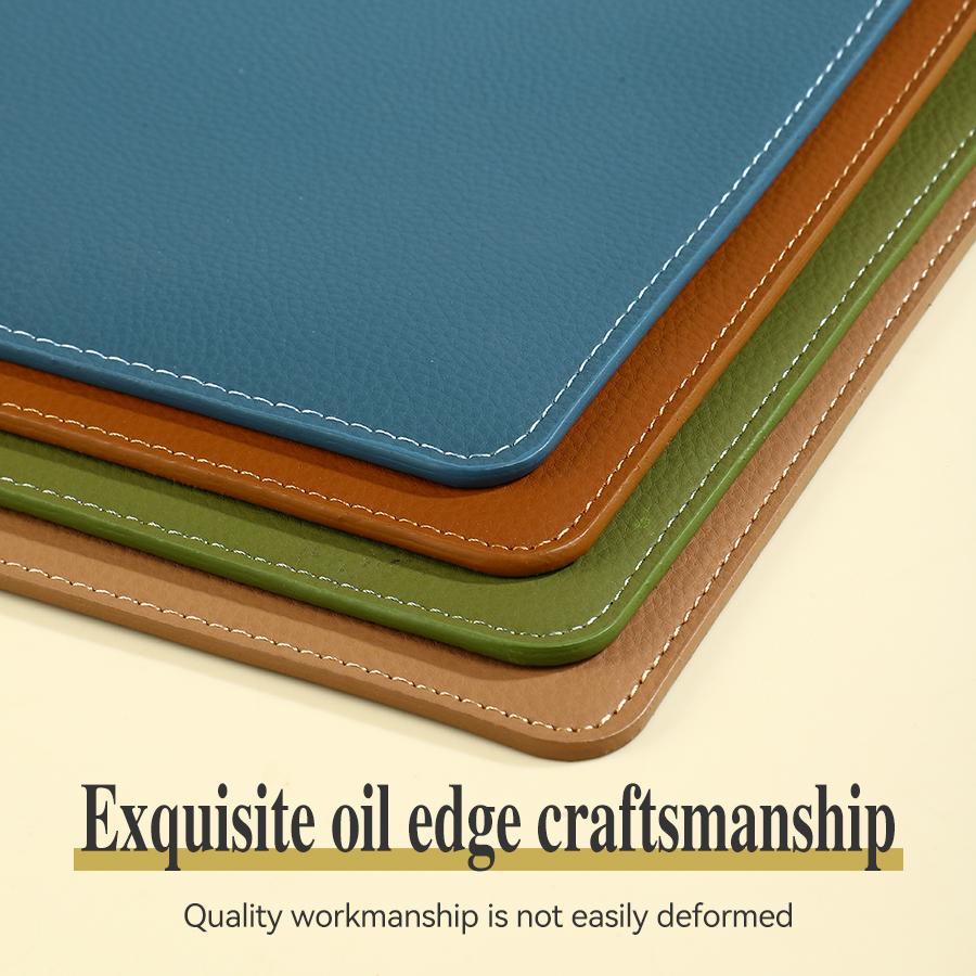 A4 Leather Zipper Bag in Multiple Colors Business Briefcase PU Document Bag for Professional Use