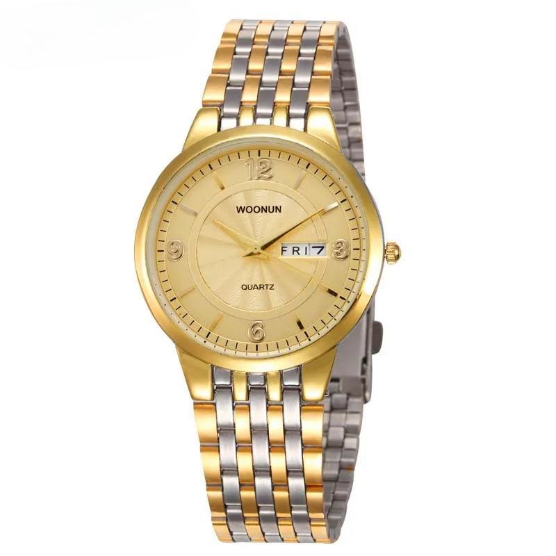 Mens Watches Top Brand Luxury Ultra Thin Watches For Men Silver Steel Quartz Date Day Watch Waterproof Shockproof Reloj