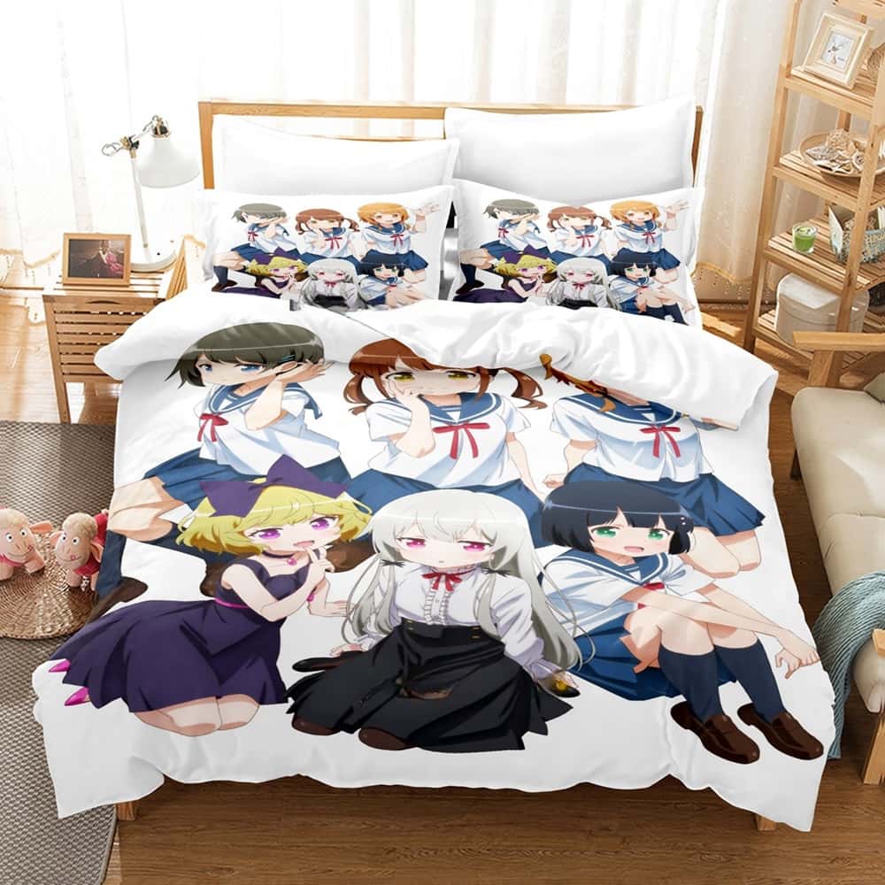 Ms. Vampire who lives in my neighborhood Bedding Set Single Twin Full Queen King Size Bed Set Adult Kid Bedroom Duvet cover Sets