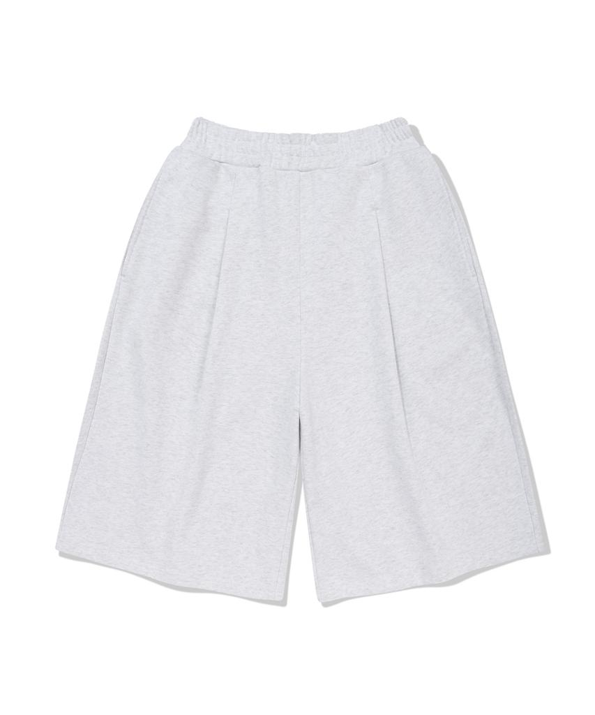Kaneitei Bermuda Sweat Shorts (White Melange)