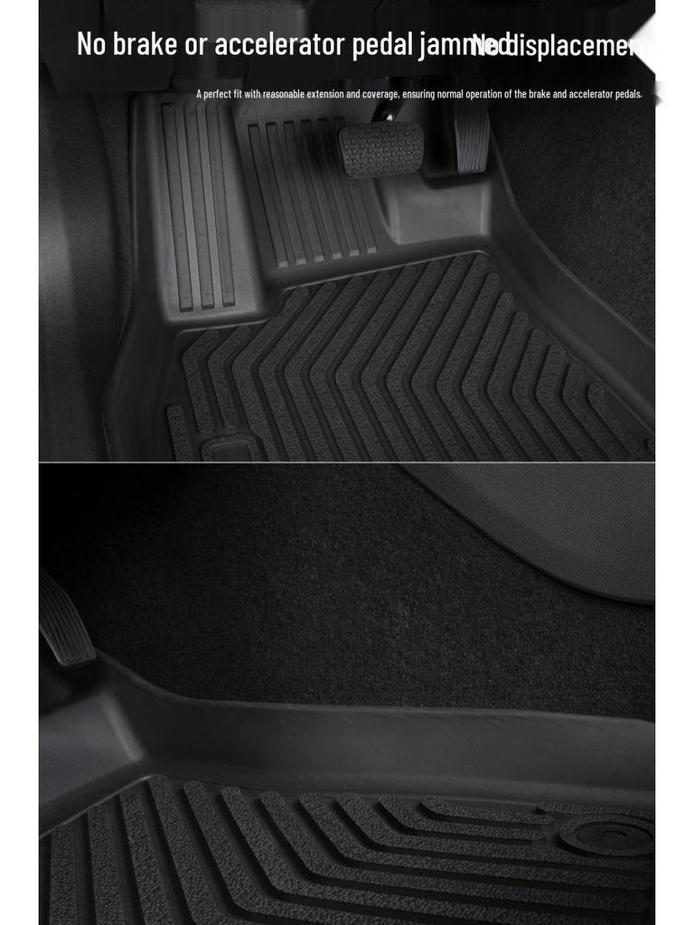 Compatible Yueyi 07 Floor Mats: Non-Slip, Wear-Resistant, Eco-Friendly TPE, Custom Fit for 25 Models.