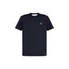 Compass Patch Logo T-Shirt Navy Blue Men Tops 801524113-A0020