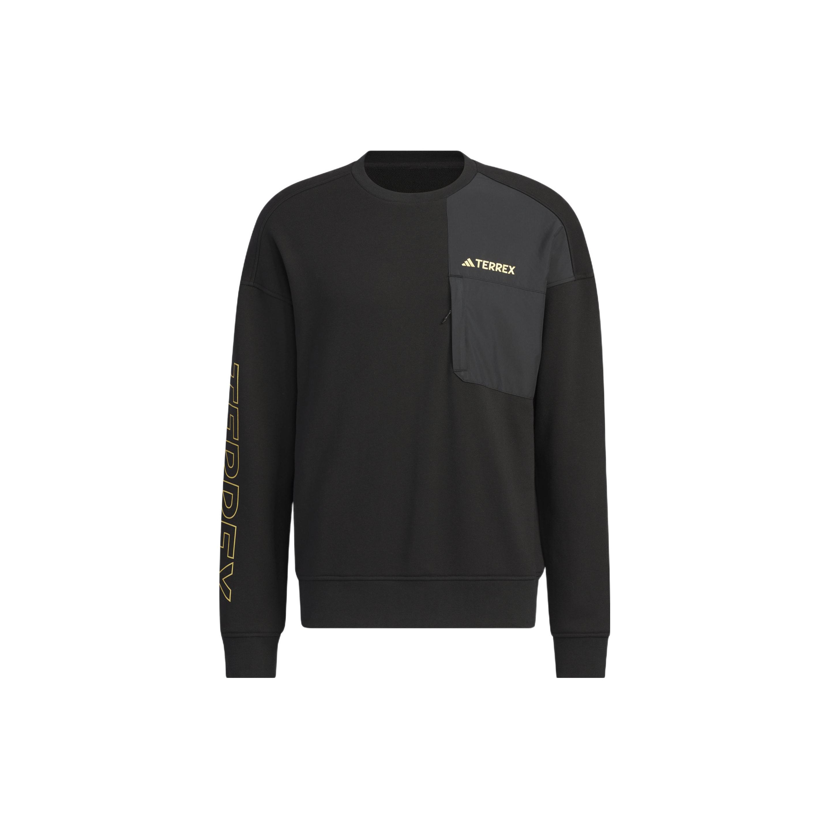 

Adidas CNY Logo Print Crew Neck Long Sleeve Sweatshirt Мужские топы Черный IP9947 XL