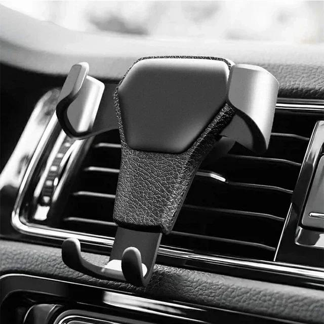 

Universal Gravity Auto Phone Holder Car Air Vent Clip Mount Mobile Phone Holder Cell Phone Stand Support for iPhone, Android чёрный