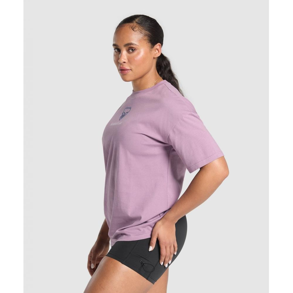 Gymshark KeTTlebell CuTie Oversized T shirT sofT Purple B2b2p Pbzs