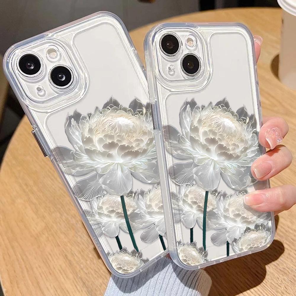 Custodia per Telefono Per Samsung Galaxy A56 5G A55 A36 A26 A16 A15 A35 A34 A33 A54 A53 A52s A25 A14 A13 A06 A05s A05 Copertura in Silicone con Fiori