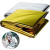 Portable Emergency Survival Thermal Blanket for Outdoor Use