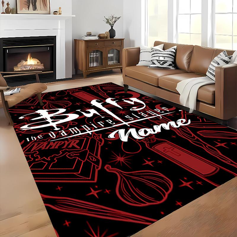 Custom personalization Buffy the Vampire Slayer Area Rug - Perfect For Kitchen, Bathroom,Laundry Room Decor Large Size Available,Gift All Seasons