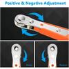 SenNan Hex Ratchet Wrench 1/4" Mini Hex Quick Release Socket Tool Ratchet Repair Spanner Hand Tools Kit Screwdriver Drill Bits