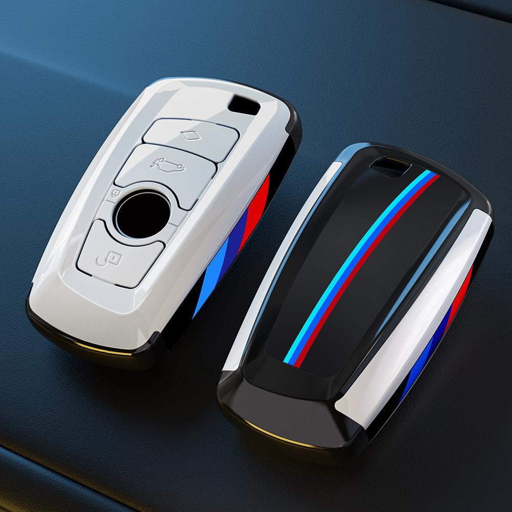 Krabice pro úpravu klíče od auta Kryt klíčenky z uhlíkových vláken pro BMW řady 3 řady 5 řady 6 X3 X5 X6 Pouzdro na klíčenku s dálkovým ovládáním pro chytré auto