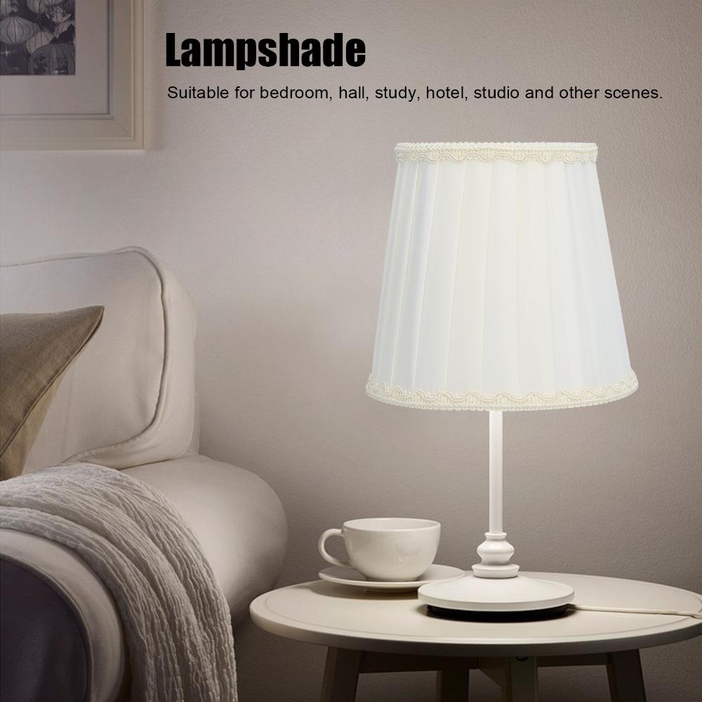 6PCS Fabric Lamp Cover 5.5 Inch Height Chandelier Lamp Shades Unique Wall Lamp Shade  Indoor Lamp