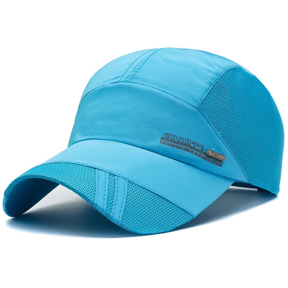 Summer Men's Baseball Cap for Sports Quick-Dry Mesh Women Sun Hat outdoor Fishing Running Sunscreen Hats for Young Travel Cap