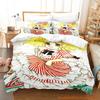 Manga Candy Bedding Set Single Twin Full Queen King Size Bed Set Adult Kid Bedroom Duvetcover Sets 3D Print Anime Bed Sheet Set