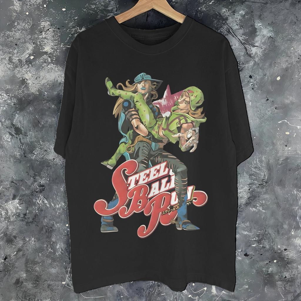 Jojo7 Steel Ball Run Sbr 7 Graphic Printing T Shirt For Unisex Unisex Pure Cotton Tee Shirt Clothes