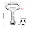 Bleed Key 56*35mm Gas Water Meter Lightweight Design T-Shaped Design Torsion Resistance For Gas Water Meter Box