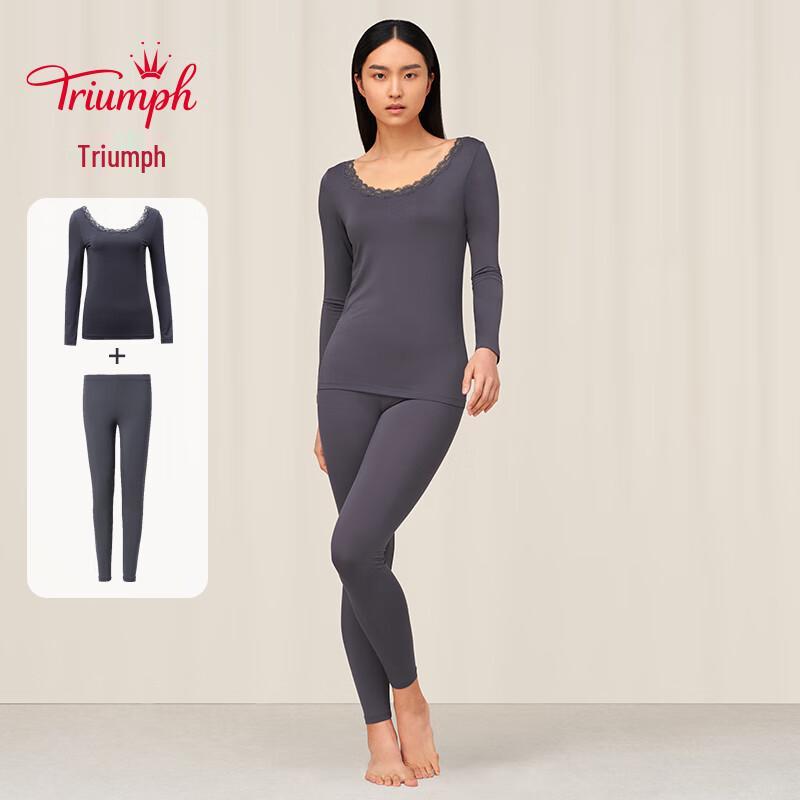 

Triumph Women s Modal Lace Thermal Underwear Set 92-003 M