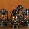 62KD Vintage Metal Oil Lamp Portable Lantern Kerosene Light Outdoor Camping Bar Home Decorations