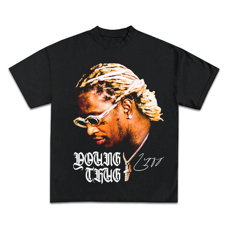 Vtg YOUNG THUG Hip Hop Music Heavy Cotton Black All Size Unisex Shirt BL325 Unisex T-Shirt XXL