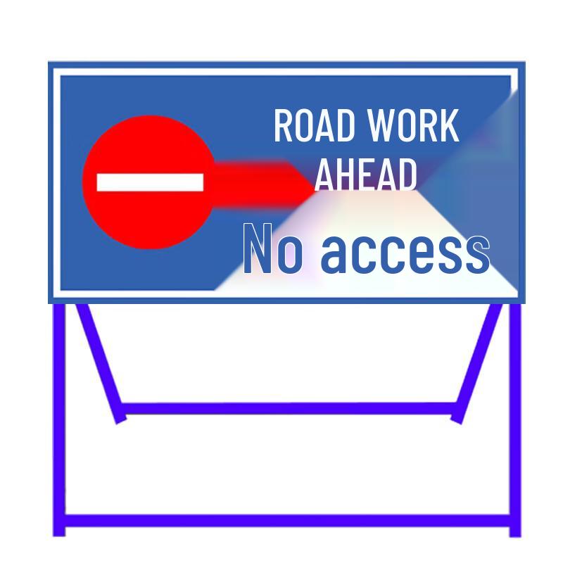 Reflective Folding Construction Traffic Warning Sign