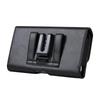 Men's Multifunctional Waist Bag Horizontal Flip Cover Leather Belt Mobile Waist Bag Lnsert Card Hanging Waist Magnetic Suction Phone Case Coin Purse