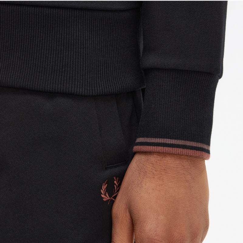 Fred Perry [baseline] Crewneck Sweatshirt   Black Afpm2437535 X56