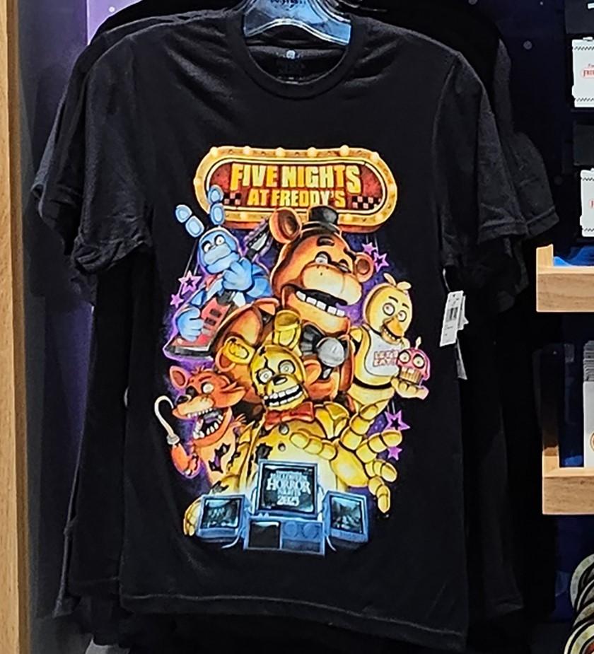 Ужасные Ночи Хэллоуин 2025 Un!versal Studios Five N!Футболка Five Nights at Freddy’s Унисекс Футболка XXXXL