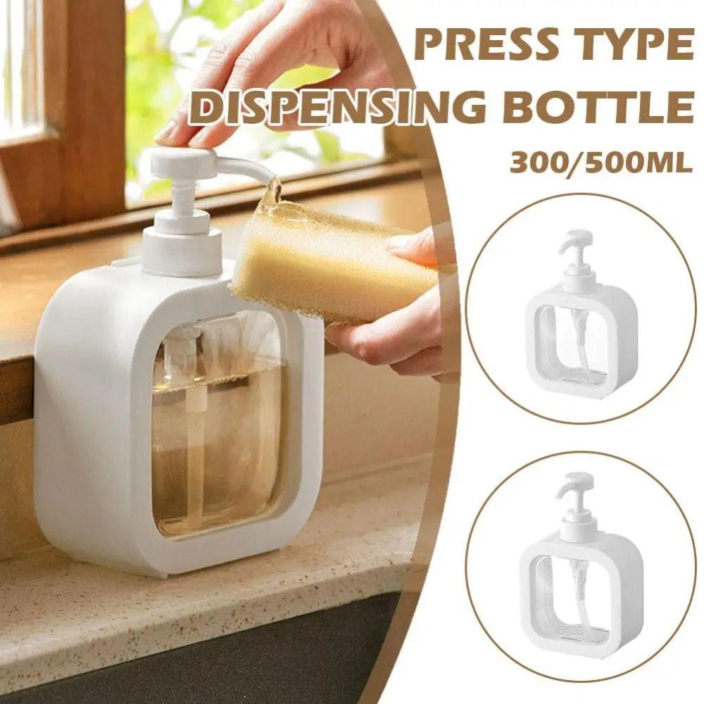 Refillable Soap Dispenser 300/500ML Hand Pump Bottle Durable Empty Container