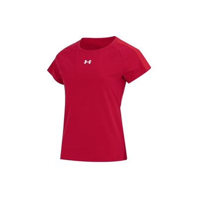 Round Neck Sports Casual T-Shirt Women Tops Red 22500523-600