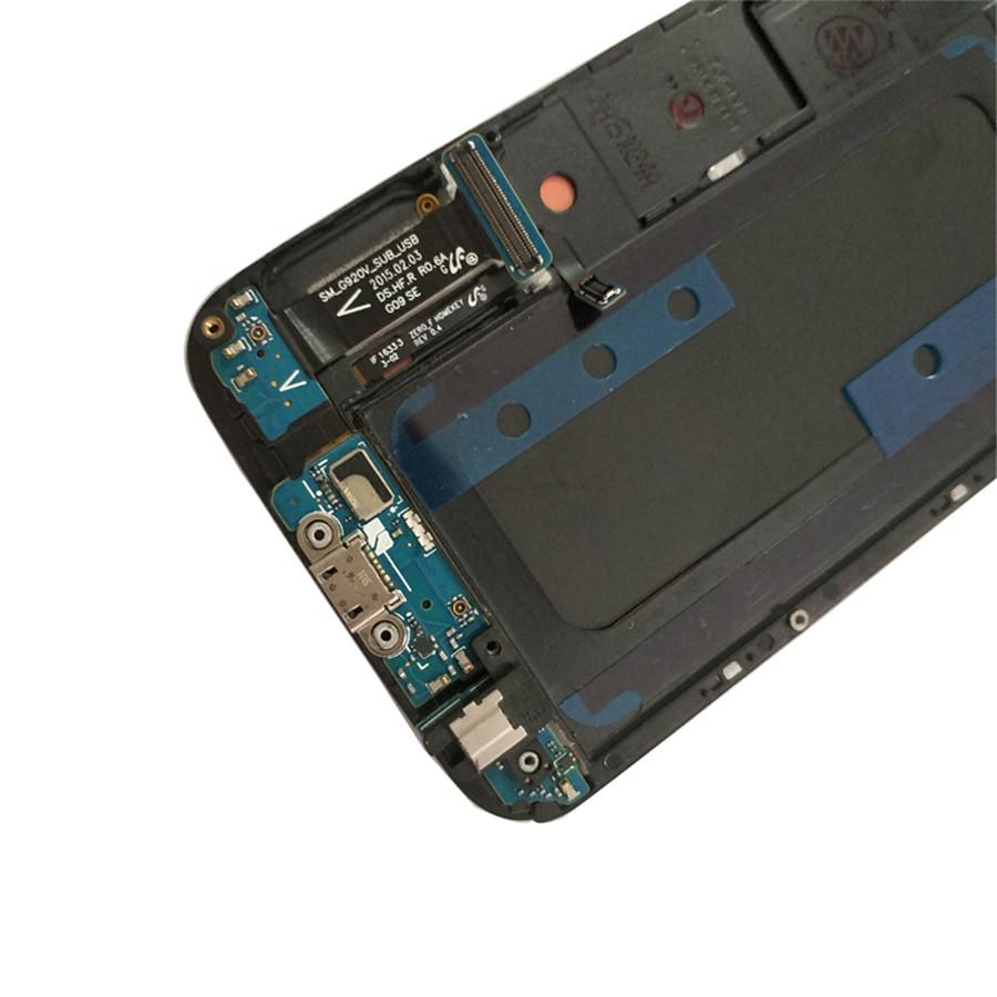 Touch Screen Digitizer w/ Frame For Samsung Galaxy S6 G920F LCD Display Replace