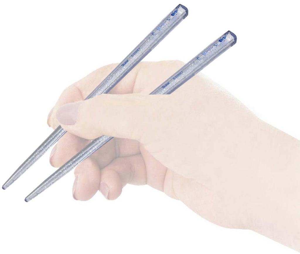 Skater Chopsticks and Chopstick Case Perfect for Sliding Made In Disney Frozen Children's Set, 16.5cm, Lunchboxes, Antibacterial, Easy-Opening Design,