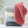 Soft Absorbent Wheat Ear Coral Fleece Bath Towel - Lint-Free and Household-Friendly