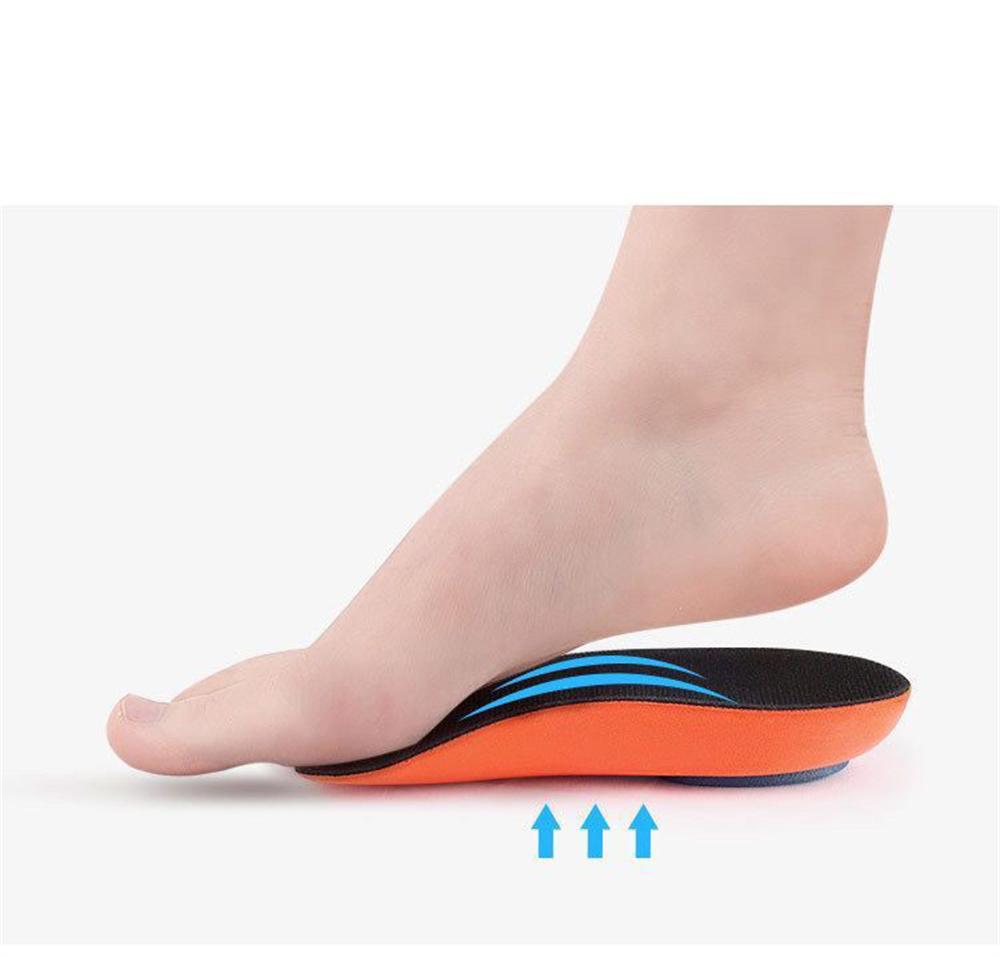1 Pair 3/4 Orthopedic Shoe Insert Arch Support Heel Plantar Fasciitis Insoles Soft Pad L Code