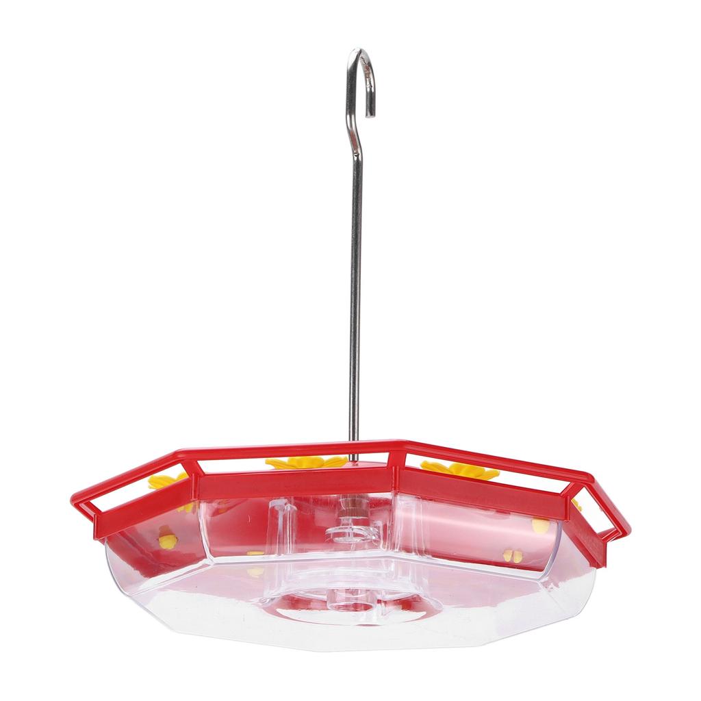 Kolibri-Futterspender 16oz Hängend Auslaufsicher Vogelfutterspender mit 8 Futterstellen für Außen Garten Hof