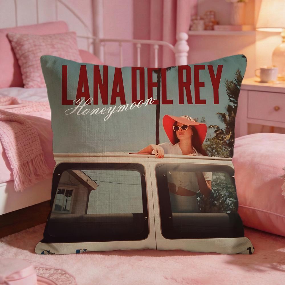 singer lLana Del Rey Cushion Cover Premium Comfort Reversible Pillow Cove Two in One Design for Any Room  Car Interior