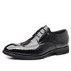 New Men's Business Dress Leather Shoes Leather High-end Brock Shoes British Style Wedding Men's Shoes First Layer Cowhide Shoes