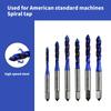 6Pcs Heavy Duty Twist Drill Bit Set Serrated Grooving Cutting Tap Spirals Wood Metal Hole Drill Bit Tool Replacement